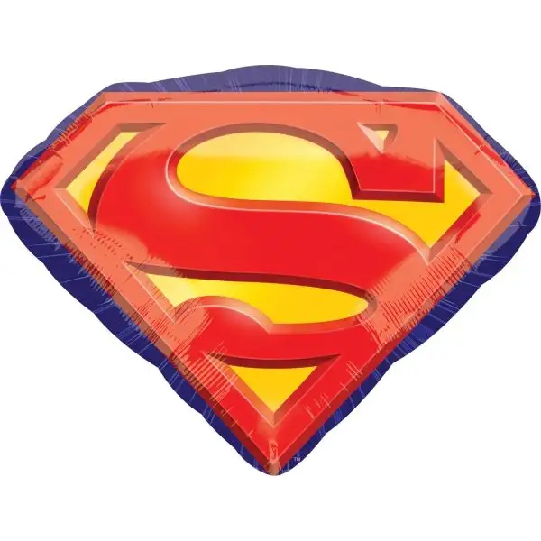 BALLON LOGO SUPERMAN MYLAR COMIC DC