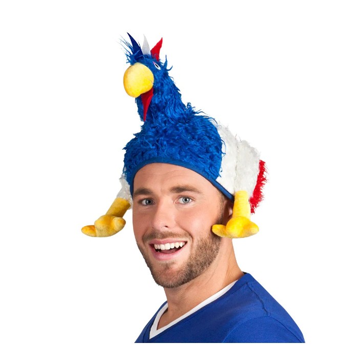 CHAPEAU DE POULET TRICOLORE SUPORTER