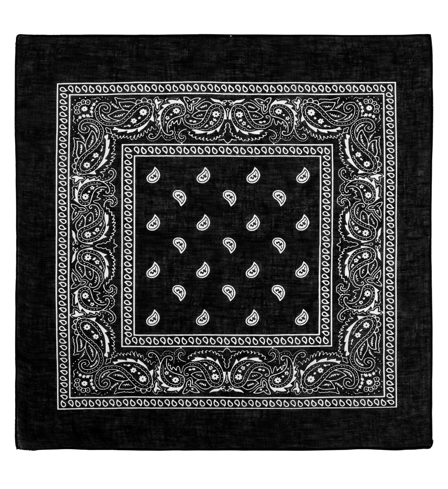 bandana coton noir 2