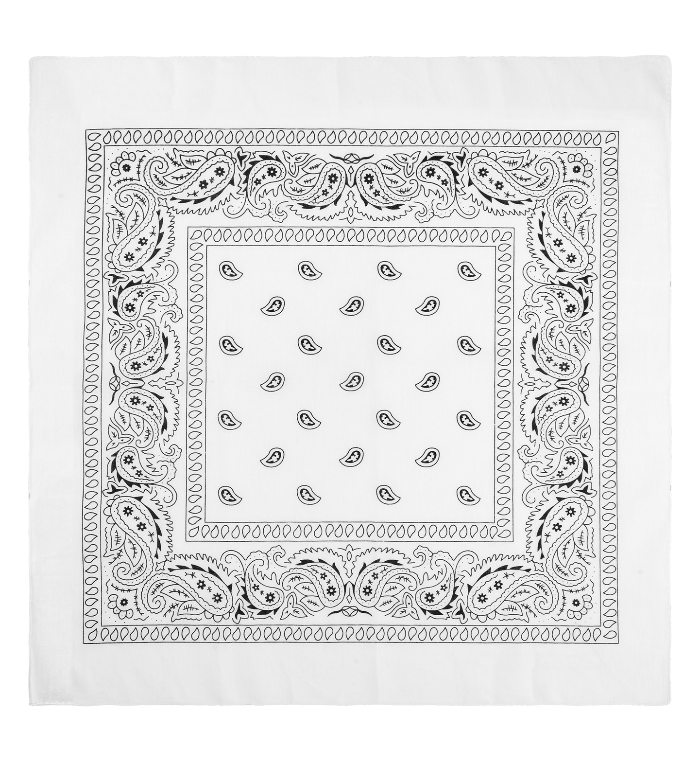 bandan coton blanc 2