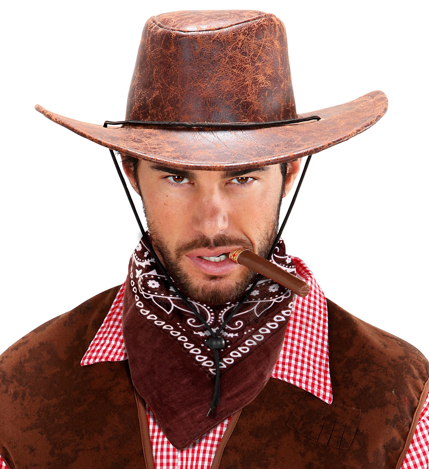 bandana coton marron 2