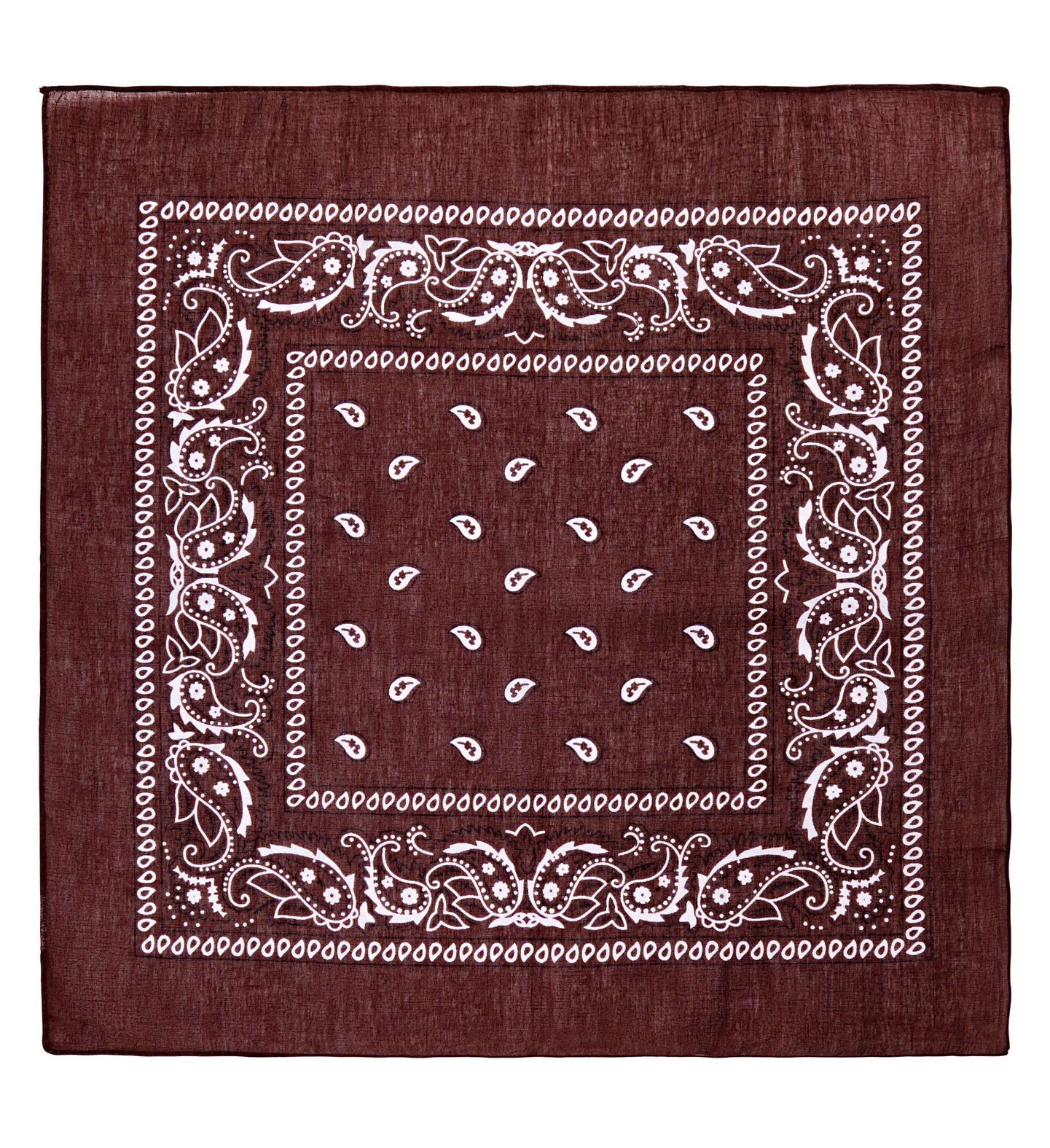 bandana coton marron2