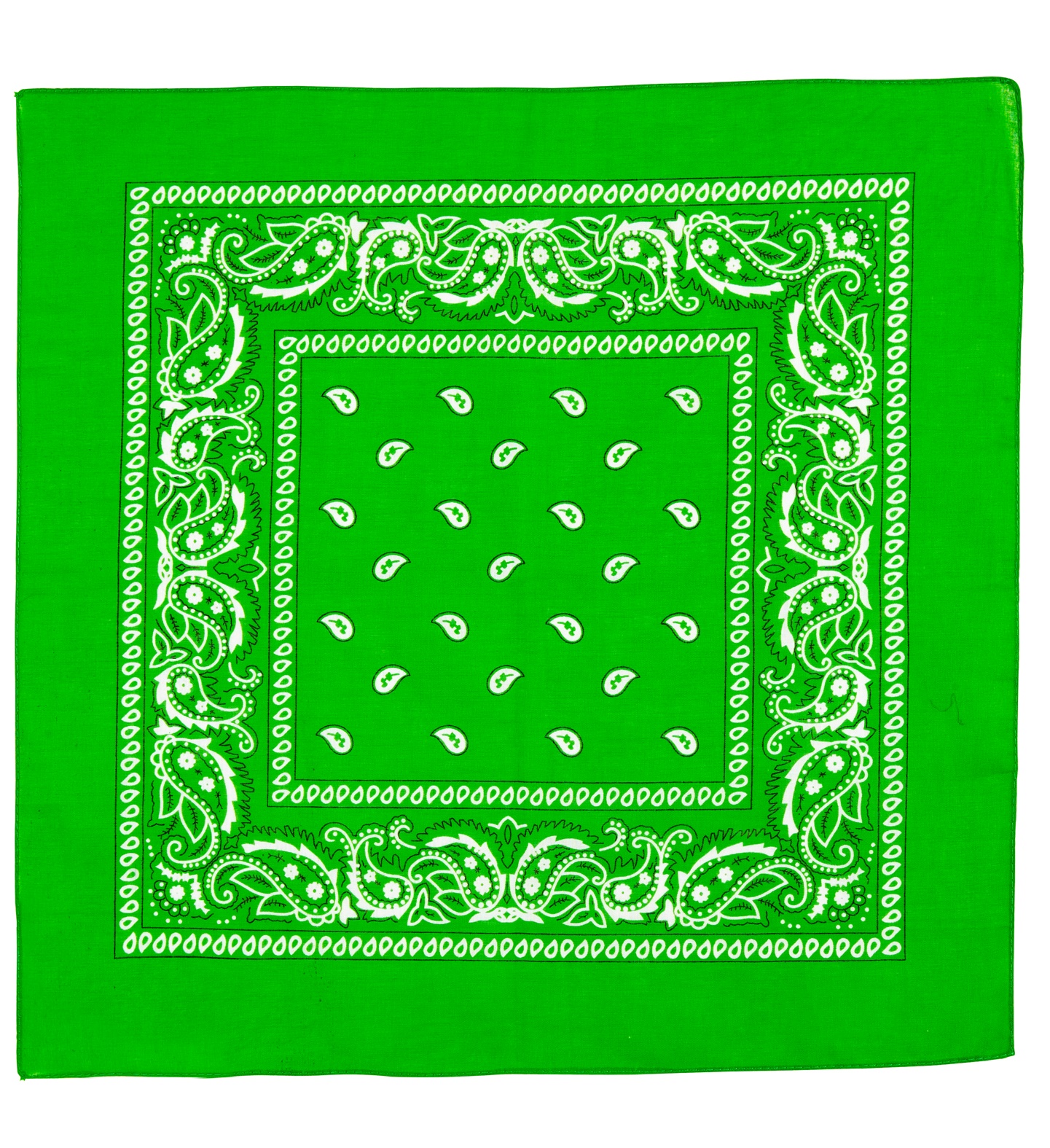 bandana coton vert 2