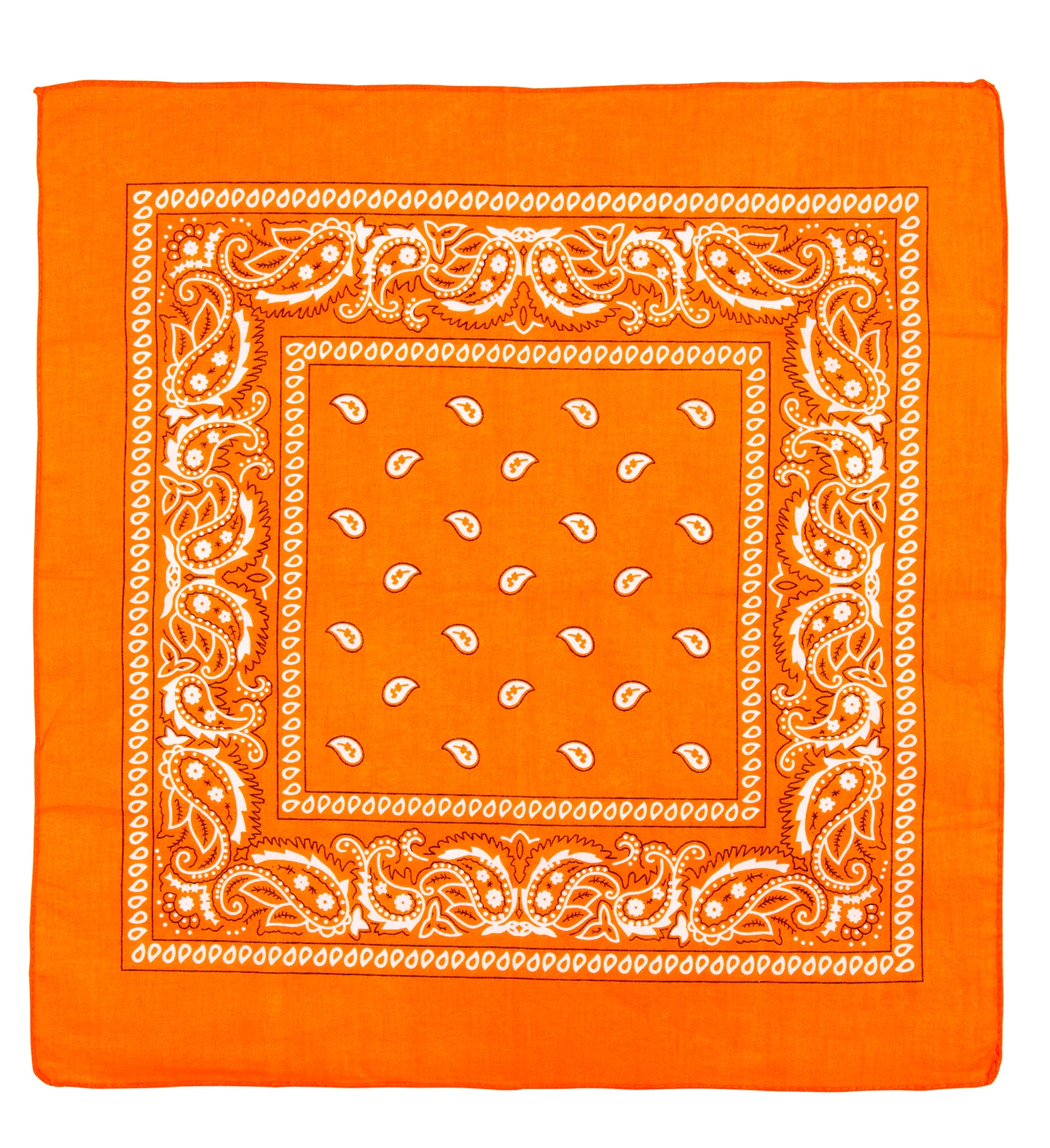 bandana coton orange 1