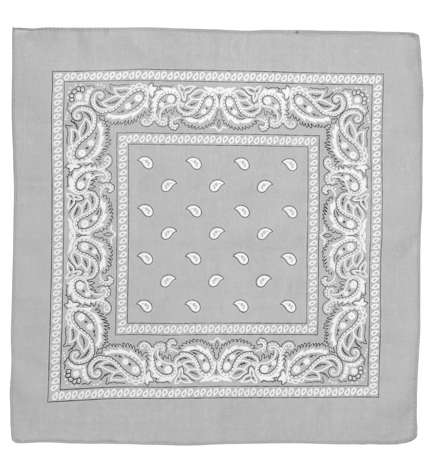 bandana coton gris