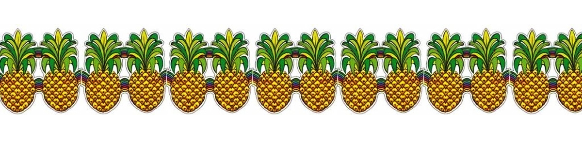 GUIRLANDE PAPIER 3 M ANANAS