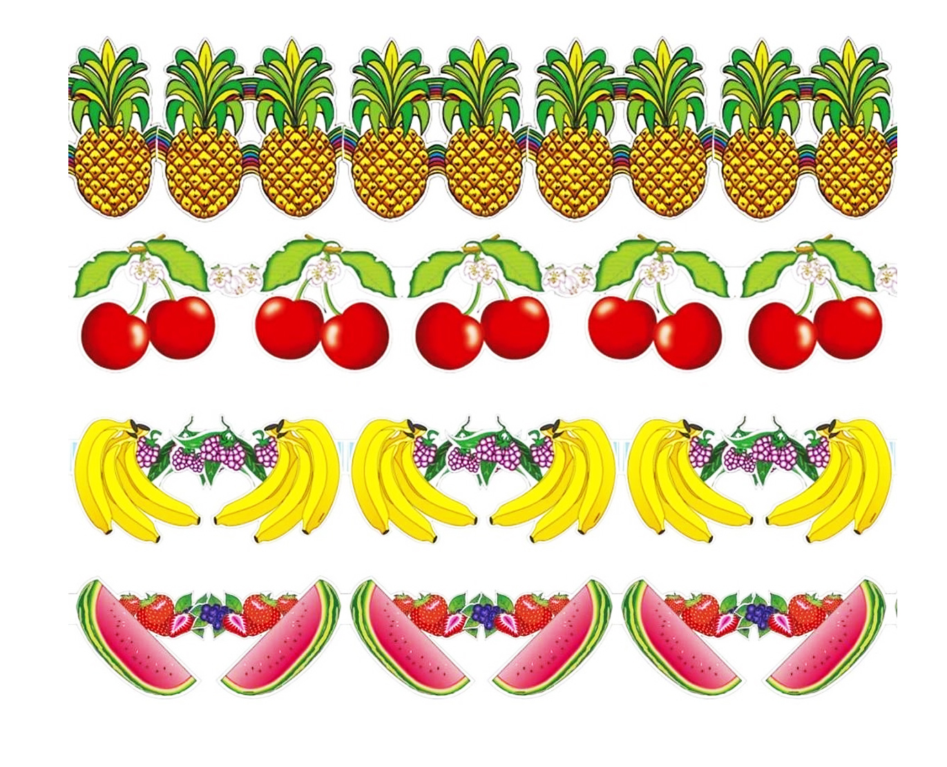 GUIRLANDE PAPIER 3 M FRUITS