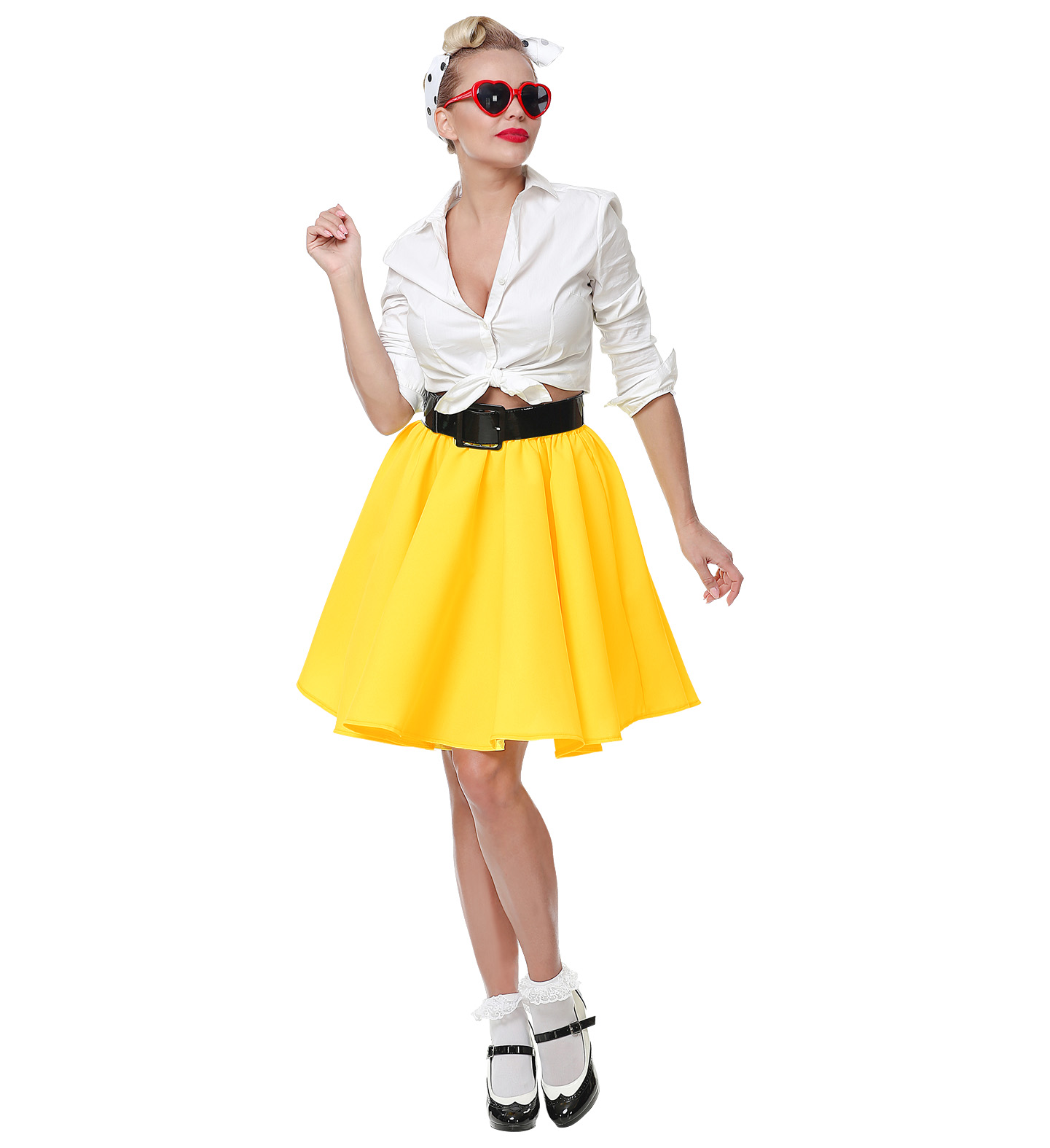 JUPE ROCK JAUNE