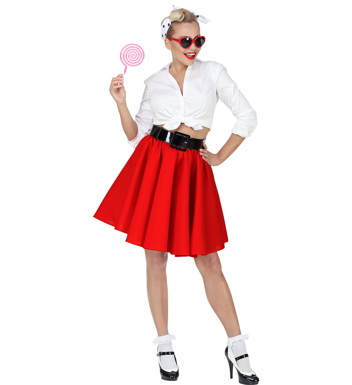 JUPE ROCK ROUGE