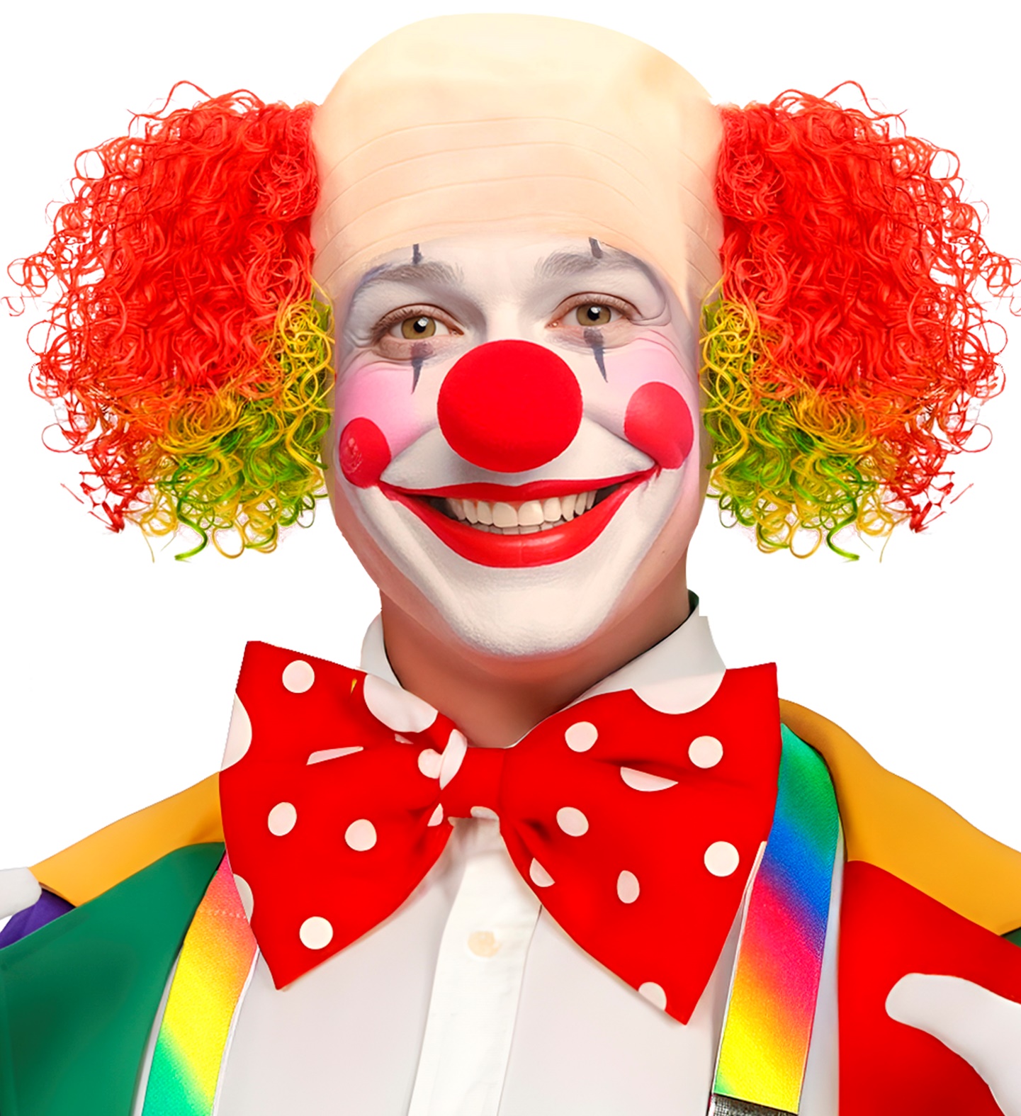 CALOT DE CLOWN MULTICOLORE