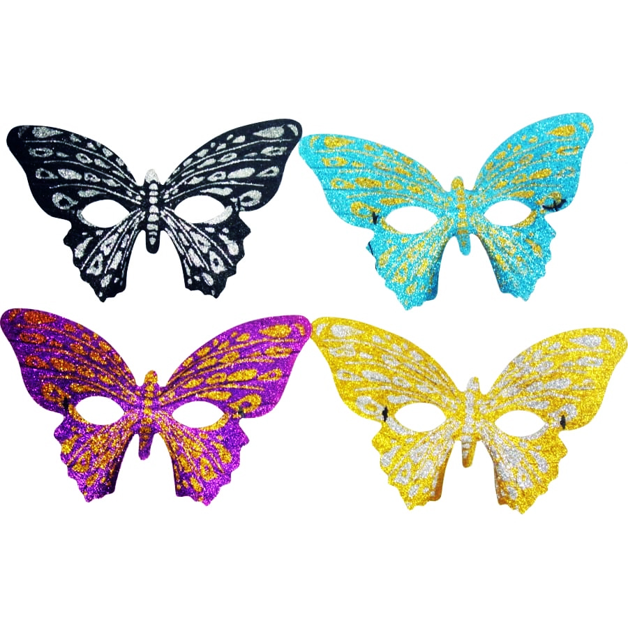 MASQUE LOUP PAPILLON PAILLETTES 1