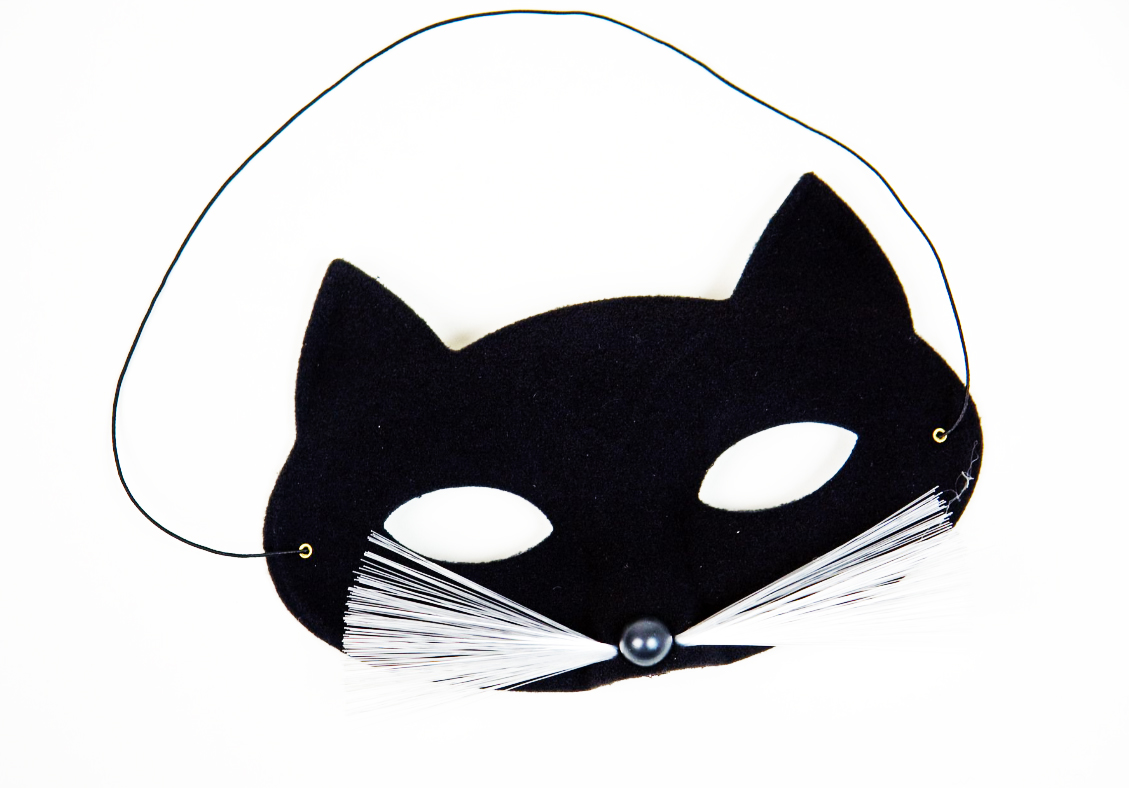 MASQUE CHAT NOIR EFFET VELOURS