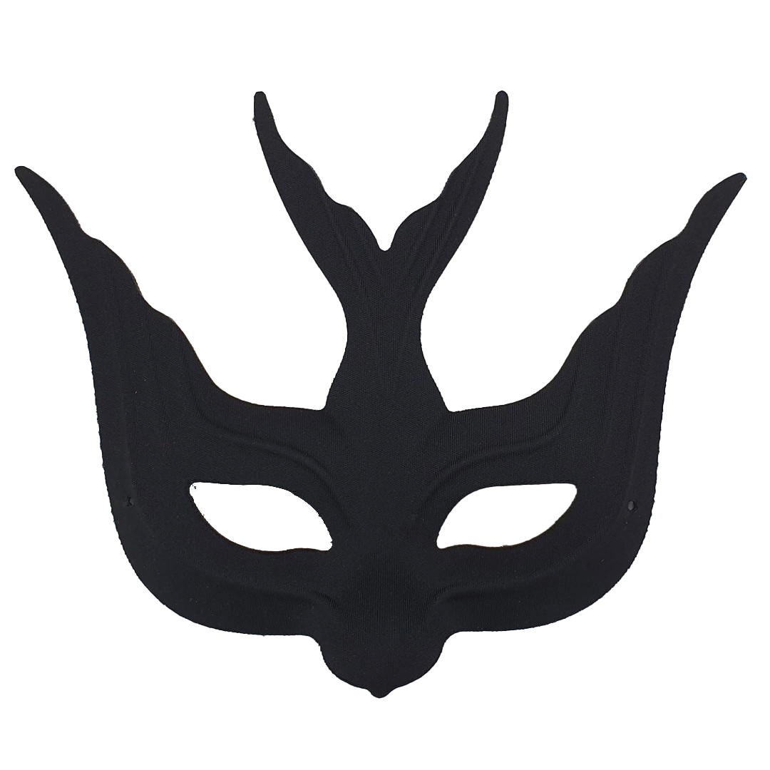 MASQUE LOUP SATIN HIRONDELLE NOIR