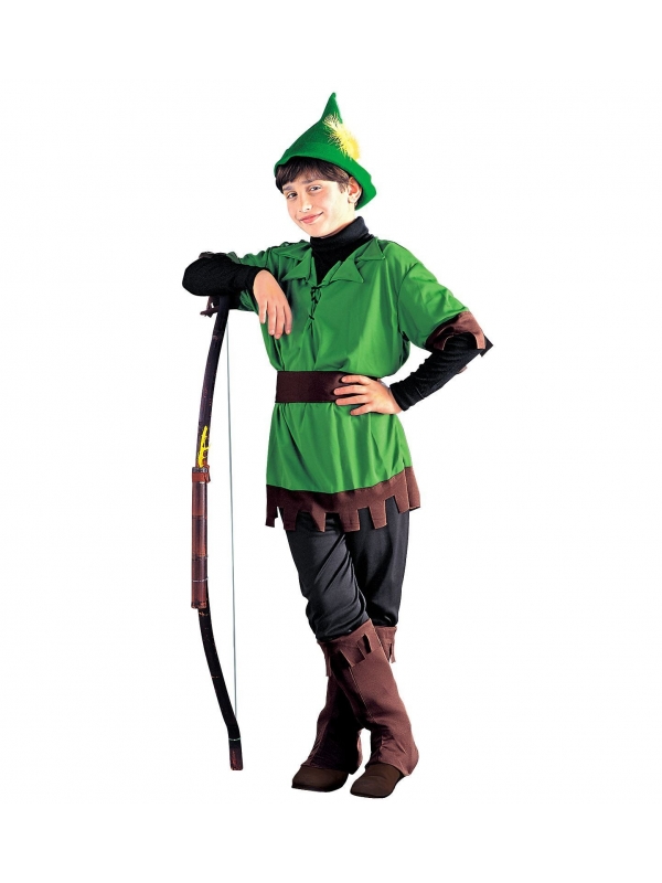 deguisement-robin-des-bois-enfant-casaque-pantalon-ceinture-sur-bottes-chapeau-avec-plume