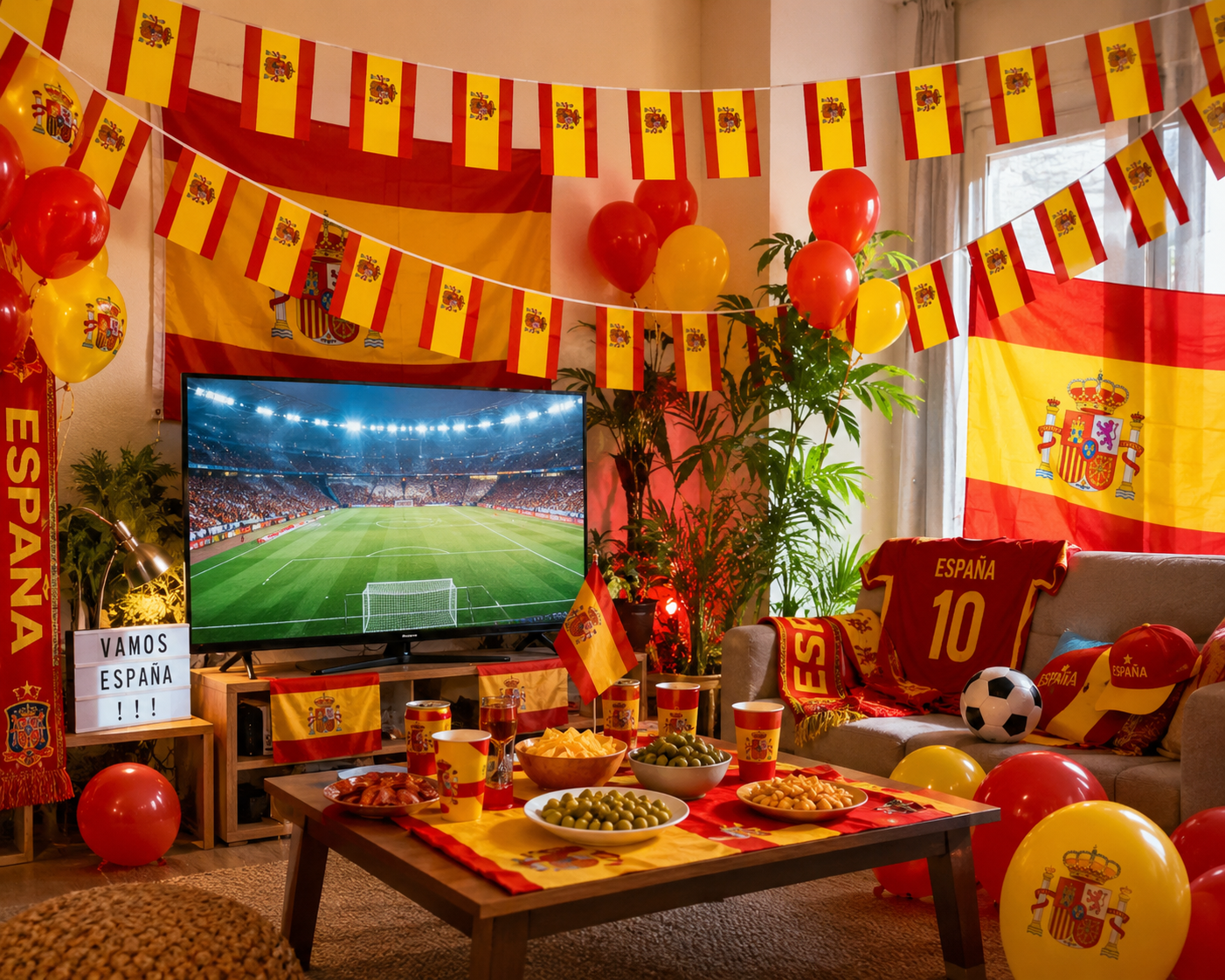 decoration supporter espagne