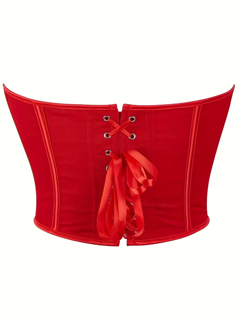 BUSTIER ROUGE