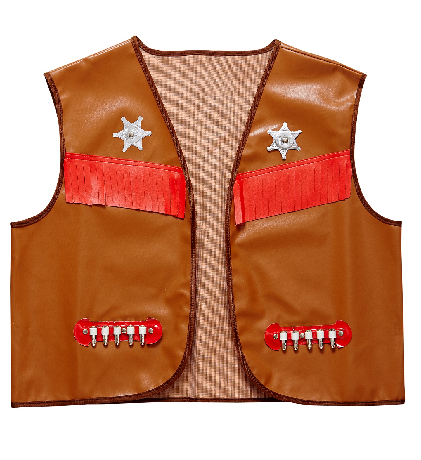 GILET DE COWBOY HOMME EN SIMILI CUIR 1