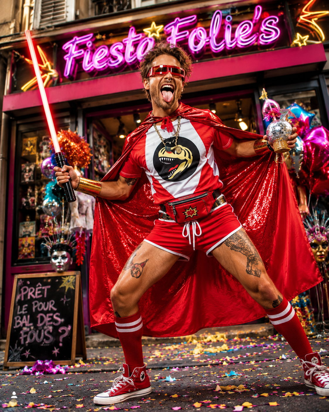 DEGUISEMENT POWER RANGER ROUGE