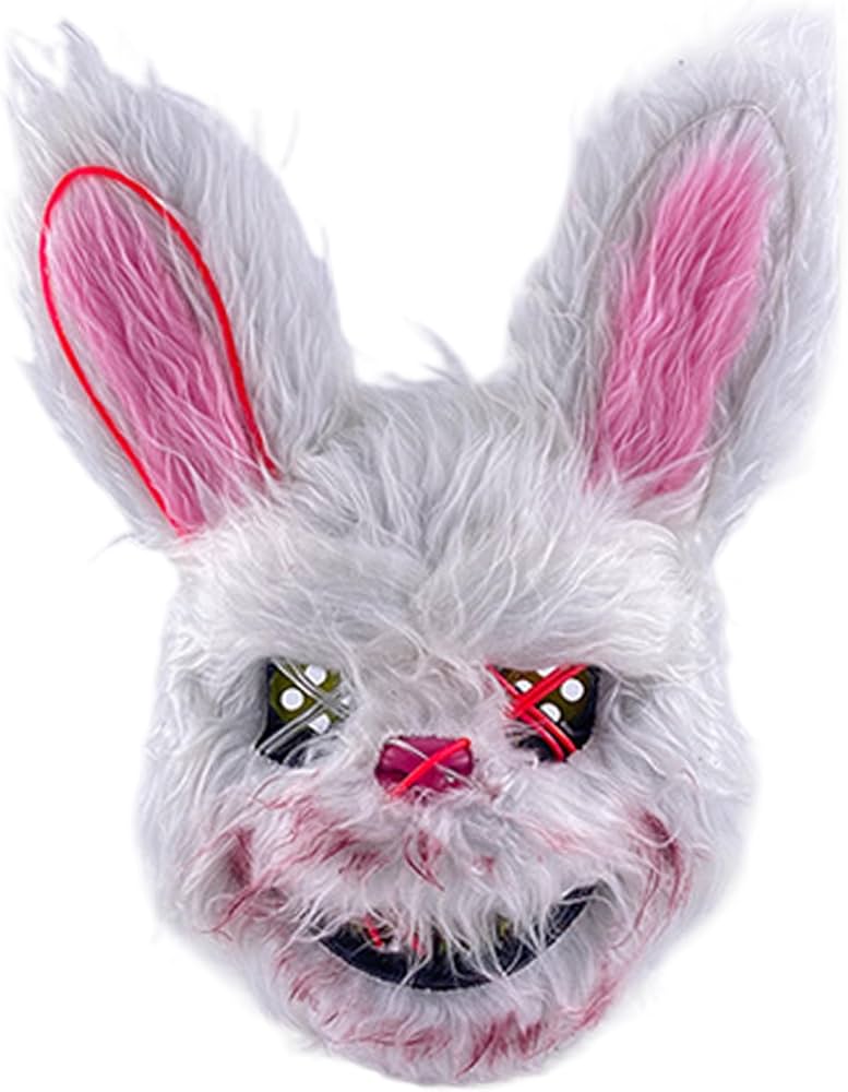 MASQUE LAPIN TUEUR LUMINEUX
