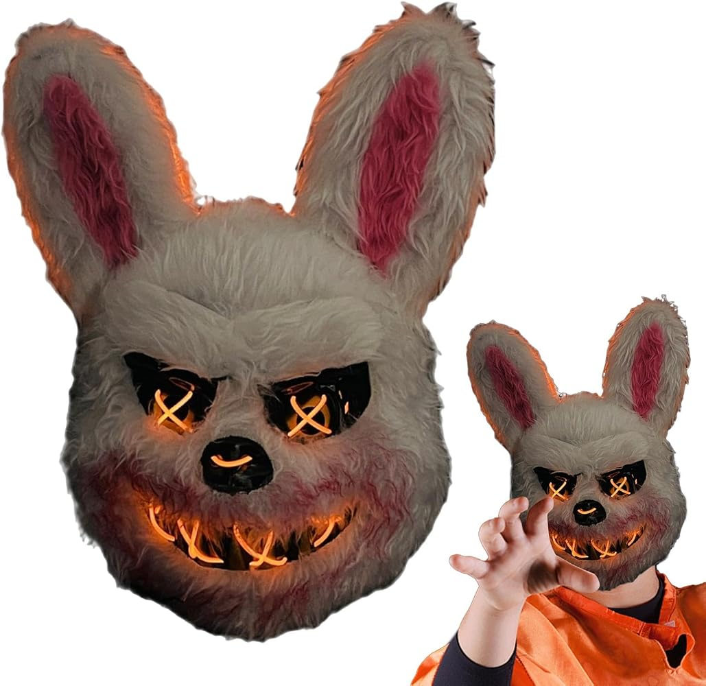 MASQUE LAPIN TUEUR LUMINEUX 1