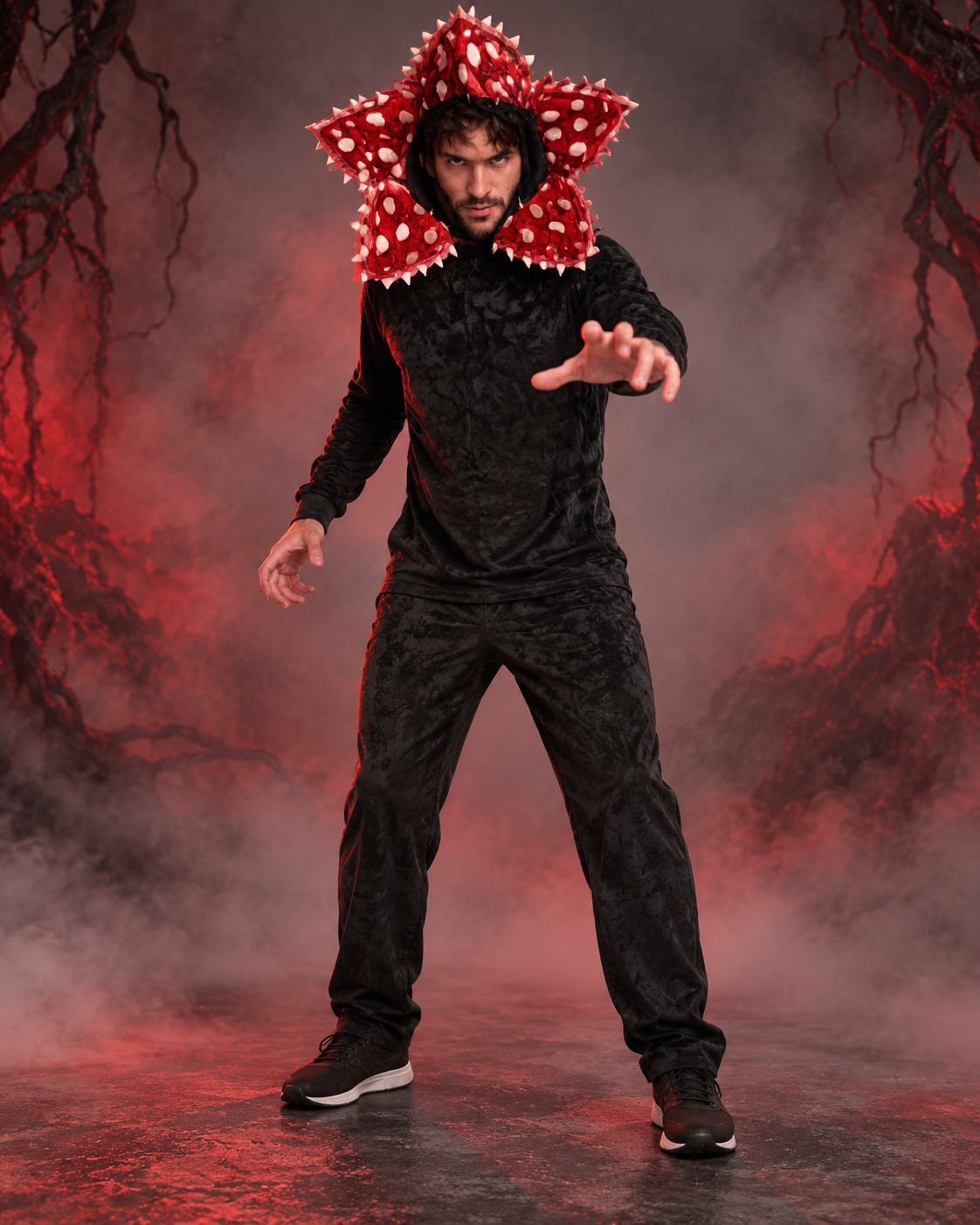 Déguisement Démogorgon en velours stranger things