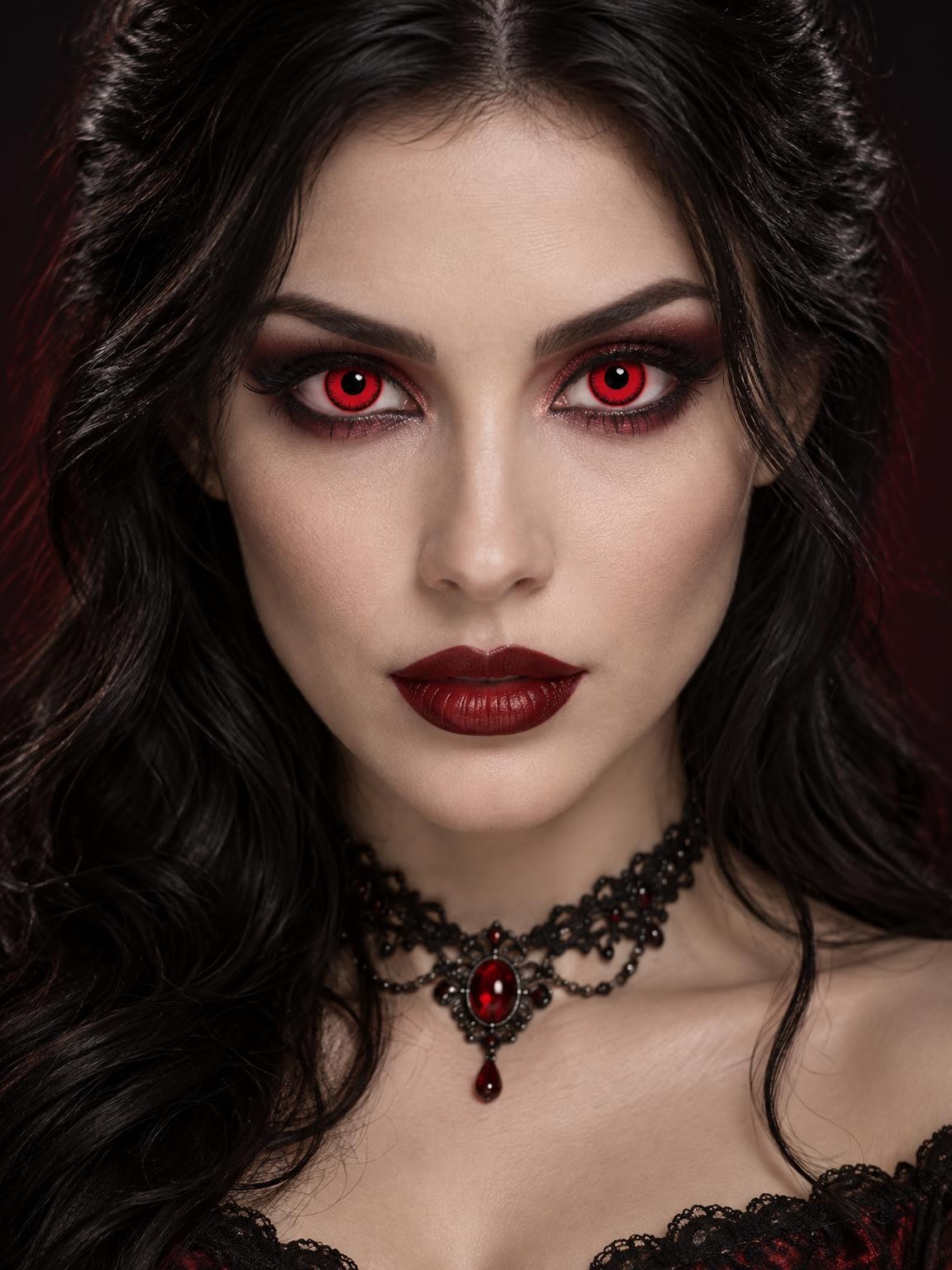 lentilles-red-manson-portrait-halloween-face