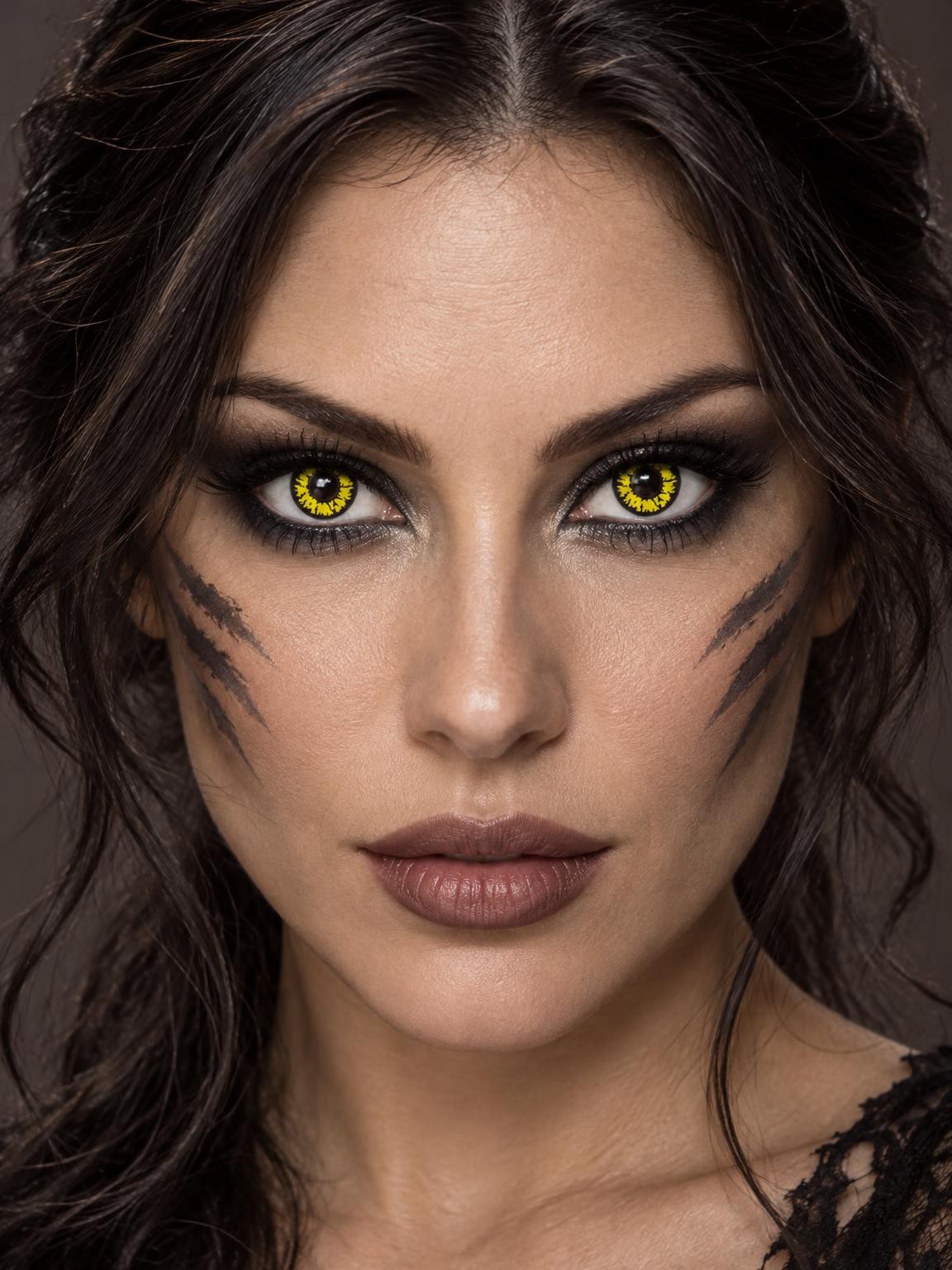 lentilles-black-wolf-halloween-portrait-face