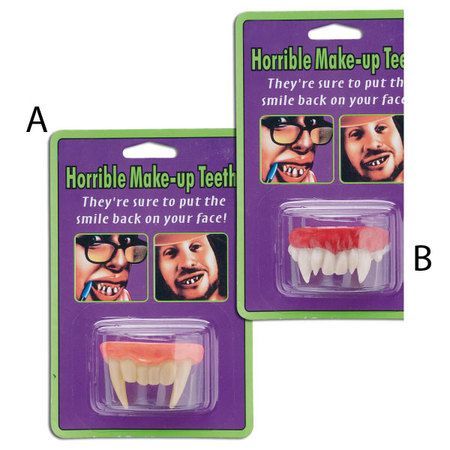 Dents De Vampire à Mouler - Effets Spéciaux Professionnels Pour Déguisement Halloween