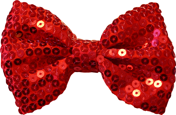 Noeud Papillon à Paillettes rouge réglable - Accessoires/Cravate Bretelles  Noeuds papillon 