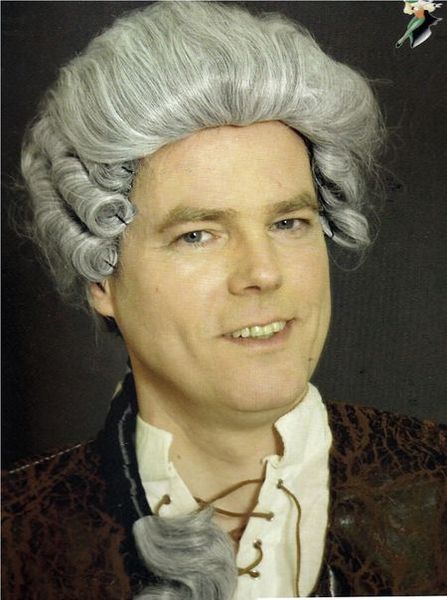 perruque baroque homme