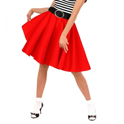 33671 jupe rock n roll rouge