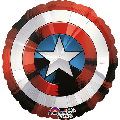 BALLON MYLAR BOUCLEIR CAPTAIN AMERICA AVENGER 71 CM