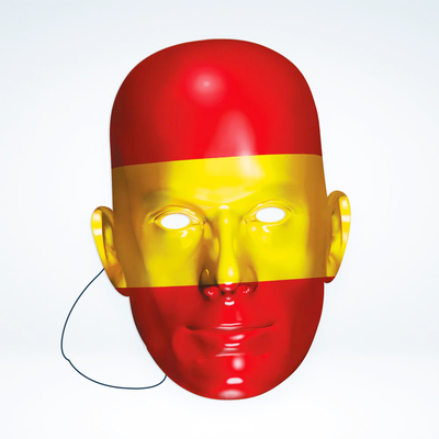 MASQUE 2D CARTON ESPAGNE SUPORTER
