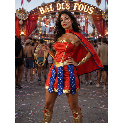 DEGUISEMENT SUPER HEROINE WONDER WOMAN