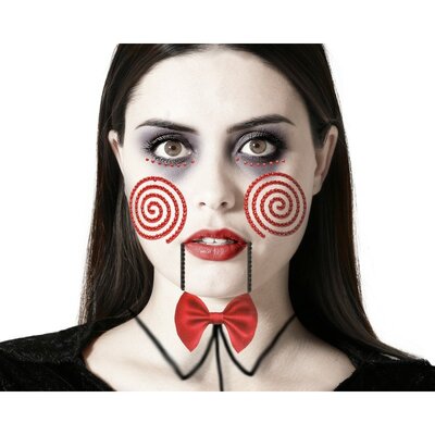 bijou de peau strass saw halloween