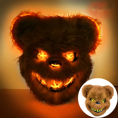 masque ours brun tueur lumineux