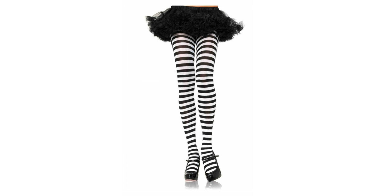 2 Paires Collants pour Enfants, Collants Rayés Noirs Blancs& Rayés Rouges Blancs, pour Halloween Sorcières, Noël, Fête du Printemps, Carnaval Fête à Thème, Tous Les Jours et Bien Plus Encore(6-14 ans