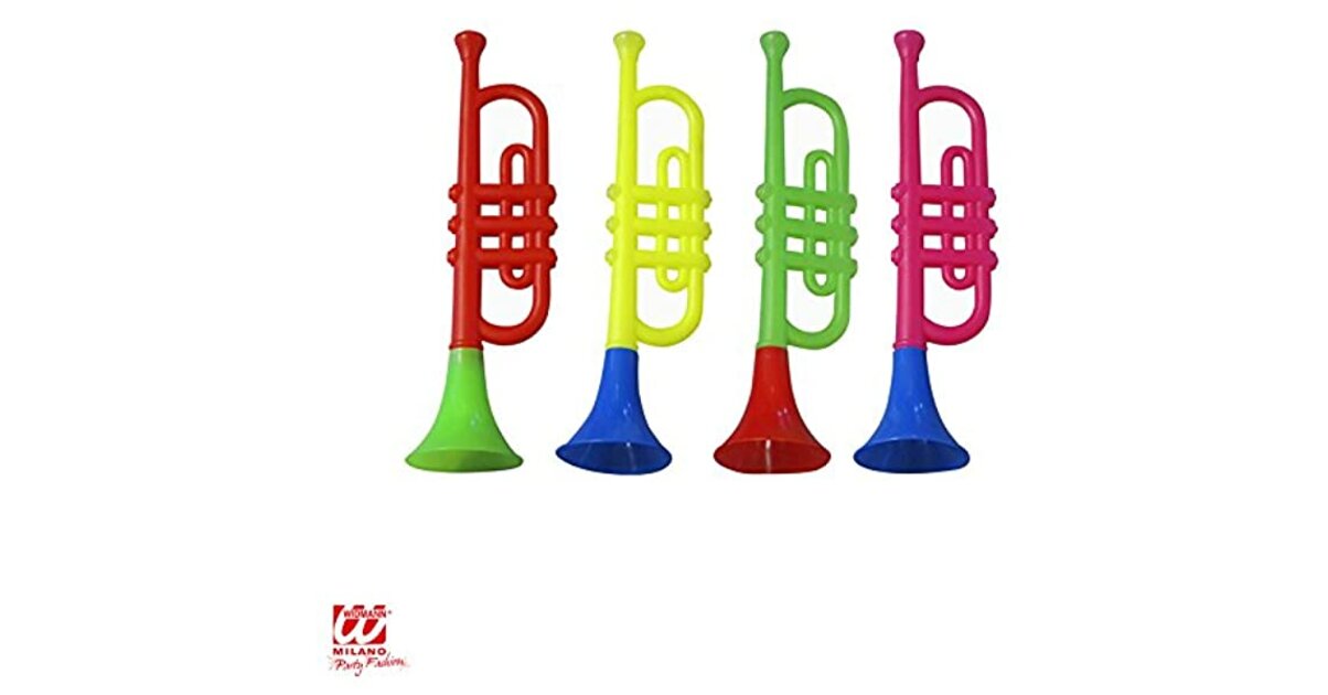 Trompette En Plastique Pour Enfants - Jouet Musical Coloré Idéal Pour Apprendre La Musique Dès 3 Ans