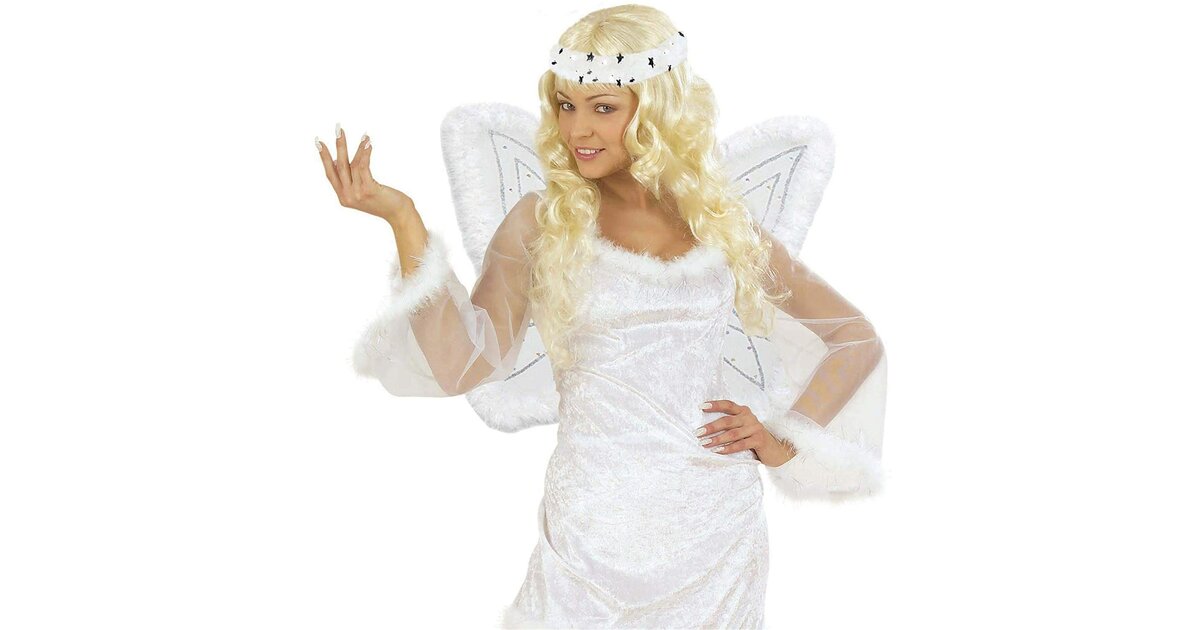 Déguisement Ailes D'ange Avec Halo Et Baguette - Pour Halloween, Carnaval, Cosplay - Ailes Pliables Et Réglables - Enfant Et Adulte - 5