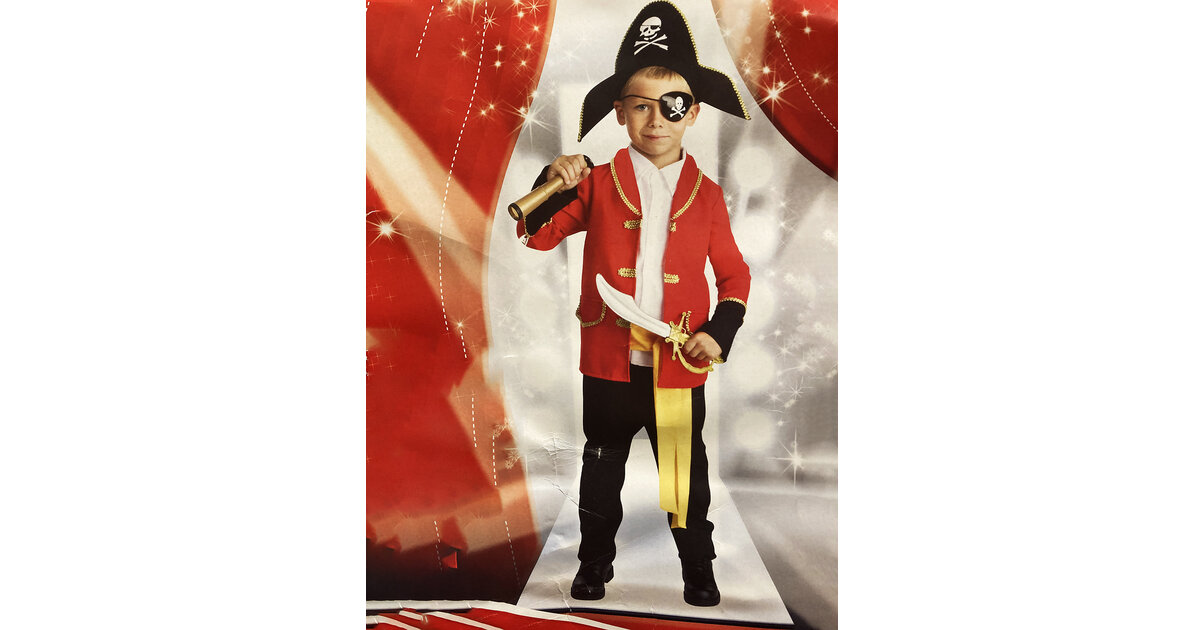Déguisement Pirate Enfant Capitaine Avec Accessoires - Costume Halloween Pour Garçon Et Fille