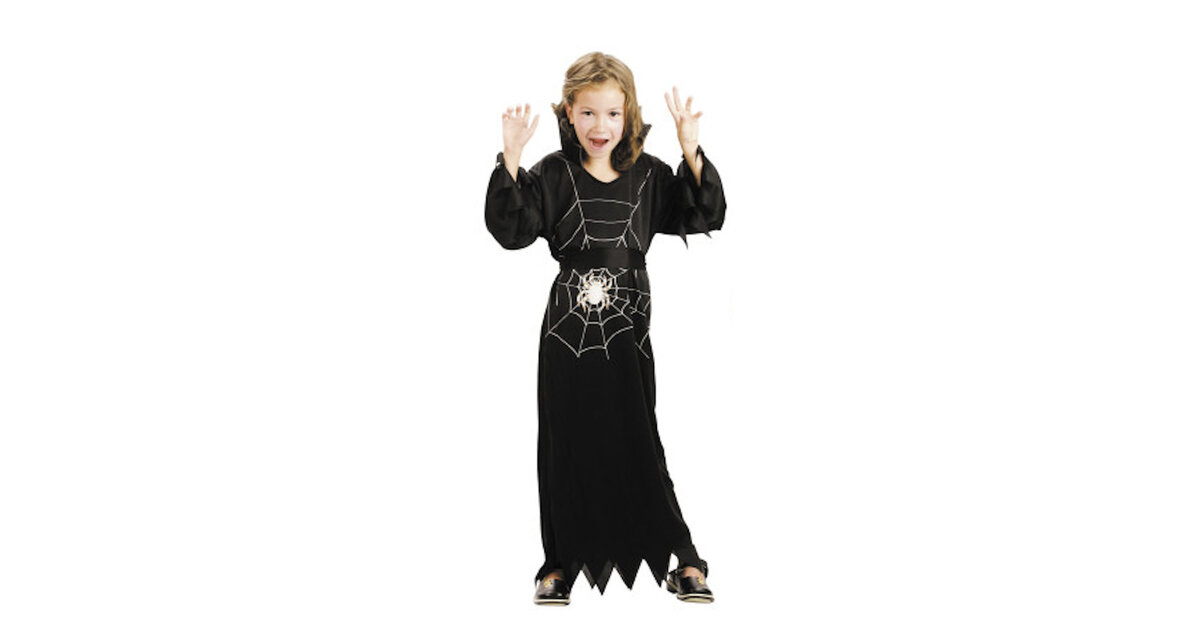 DÉGUISEMENT ARAIGNÉE FANTASTIQUE FILLE 5/6 ANS Noir