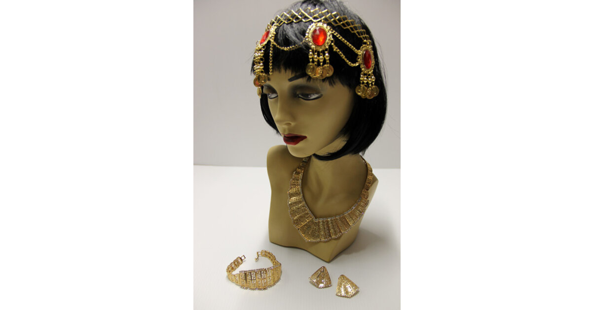 Parure égyptienne 3 Pièces – Argenté, Sans Nickel, Neuve Avec étiquettes