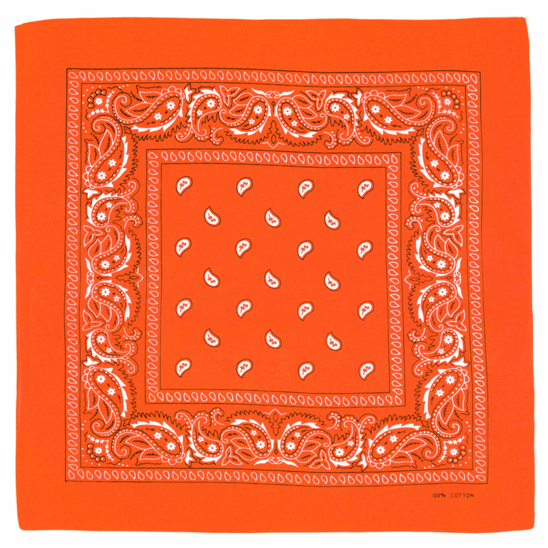bandana orange Accessoires/Bandanas