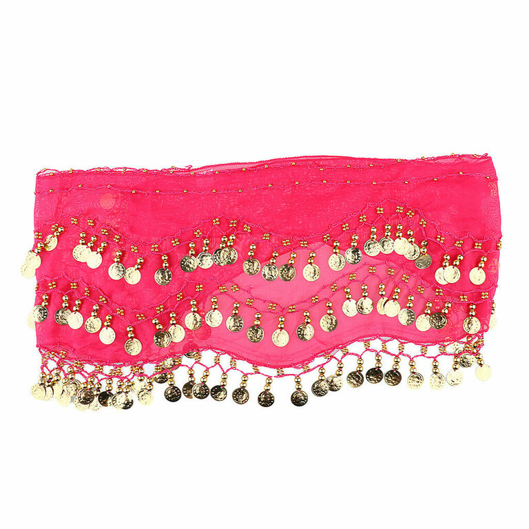 Ceinture Danse Orientale Colorée - Foulard Scintillant - Pour Spectacle, Fête, Anniversaire