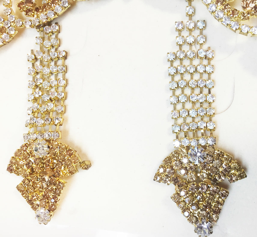 Chaîne À Pampilles En Strass Garniture De Vêtements Tassels Chain