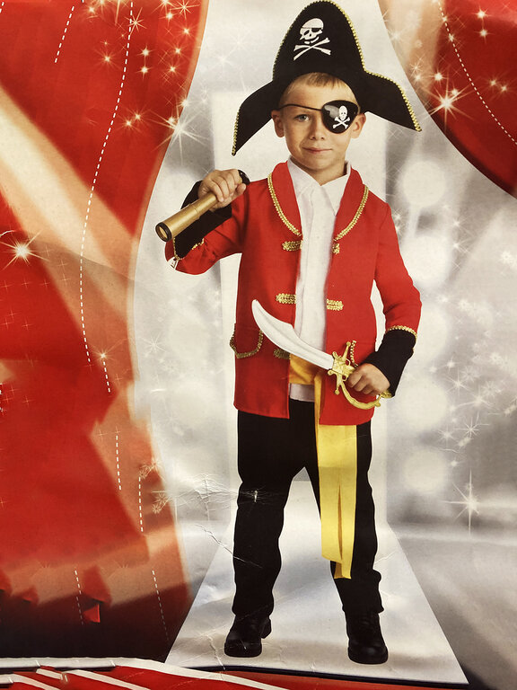 Costume De Pirate Enfant Aomig - Déguisement Capitaine Avec Accessoires Pour Garçon Et Fille - Halloween Et Carnaval