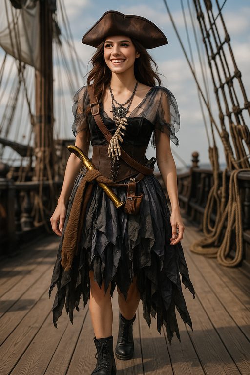 Dguisement Pirate Femme Fait Maisonnull