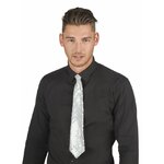 cravate-paillettes-argent