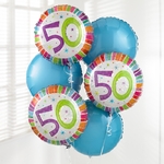 50th-birthday-balloon-bouquet