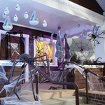 decoration halloween toile araignee